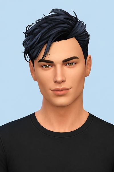 Jaylord Hair custom content (CC) for Sims 4 by johnnysims