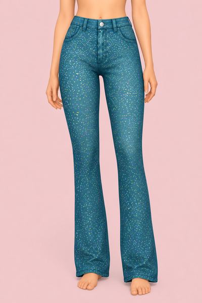 aurora jeans custom content (CC) for Sims 4 by sondescent
