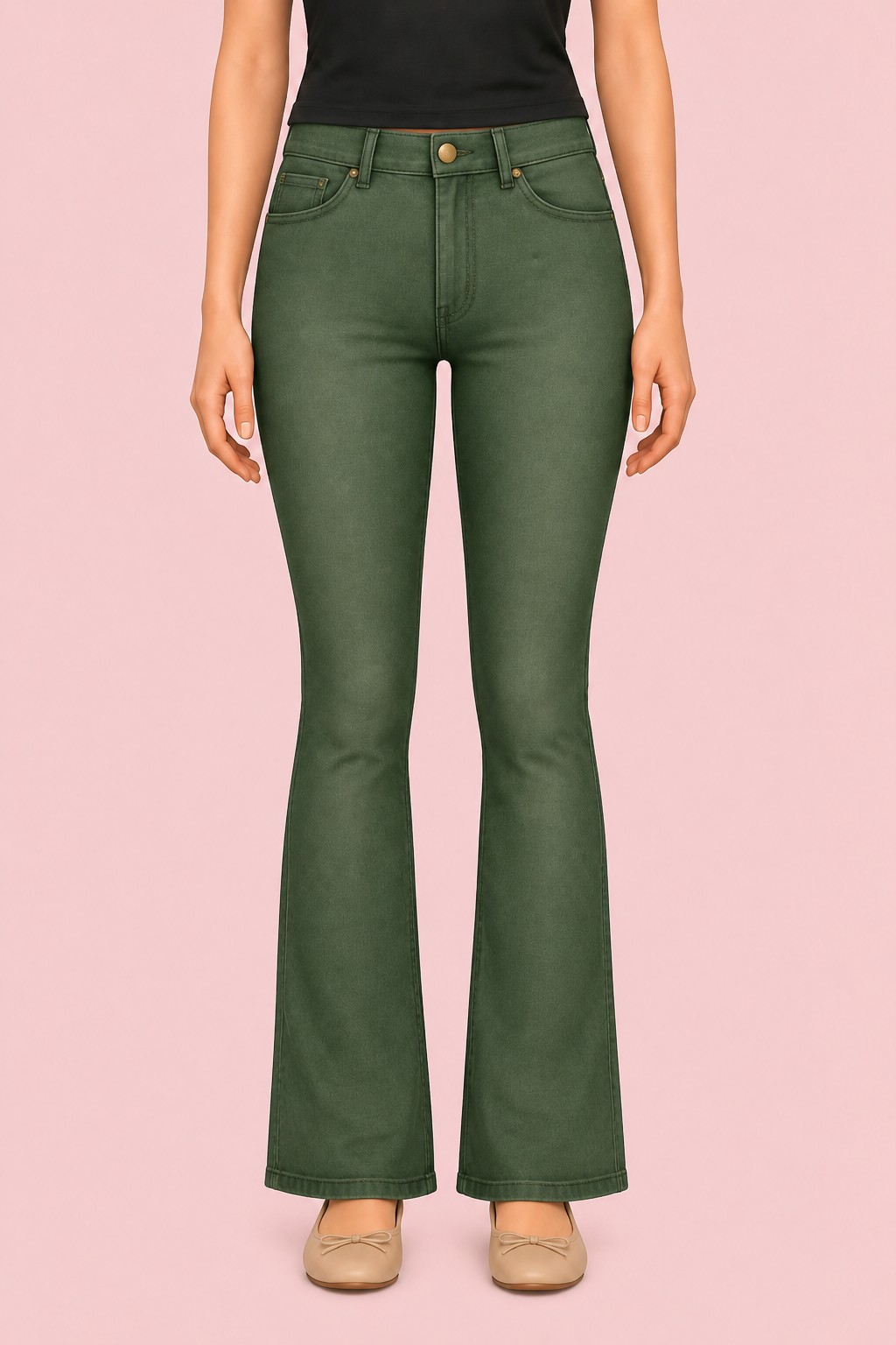 Jeans boot cut custom content (CC) for Sims 4 by MadameRia