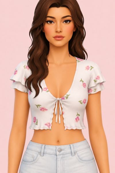 Monica Pajama custom content (CC) for Sims 4 by huien