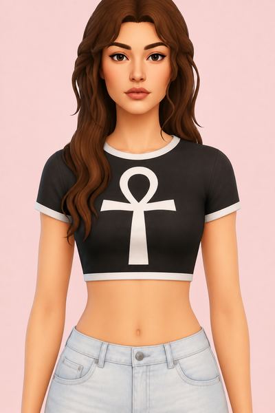 Club Caliente Top 2 custom content (CC) for Sims 4 by sentate