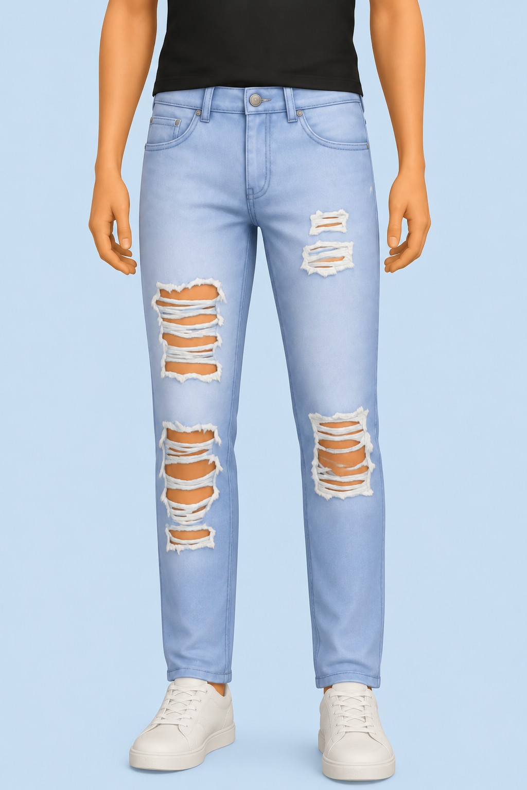 Taurus Denim custom content (CC) for Sims 4 by nucrests