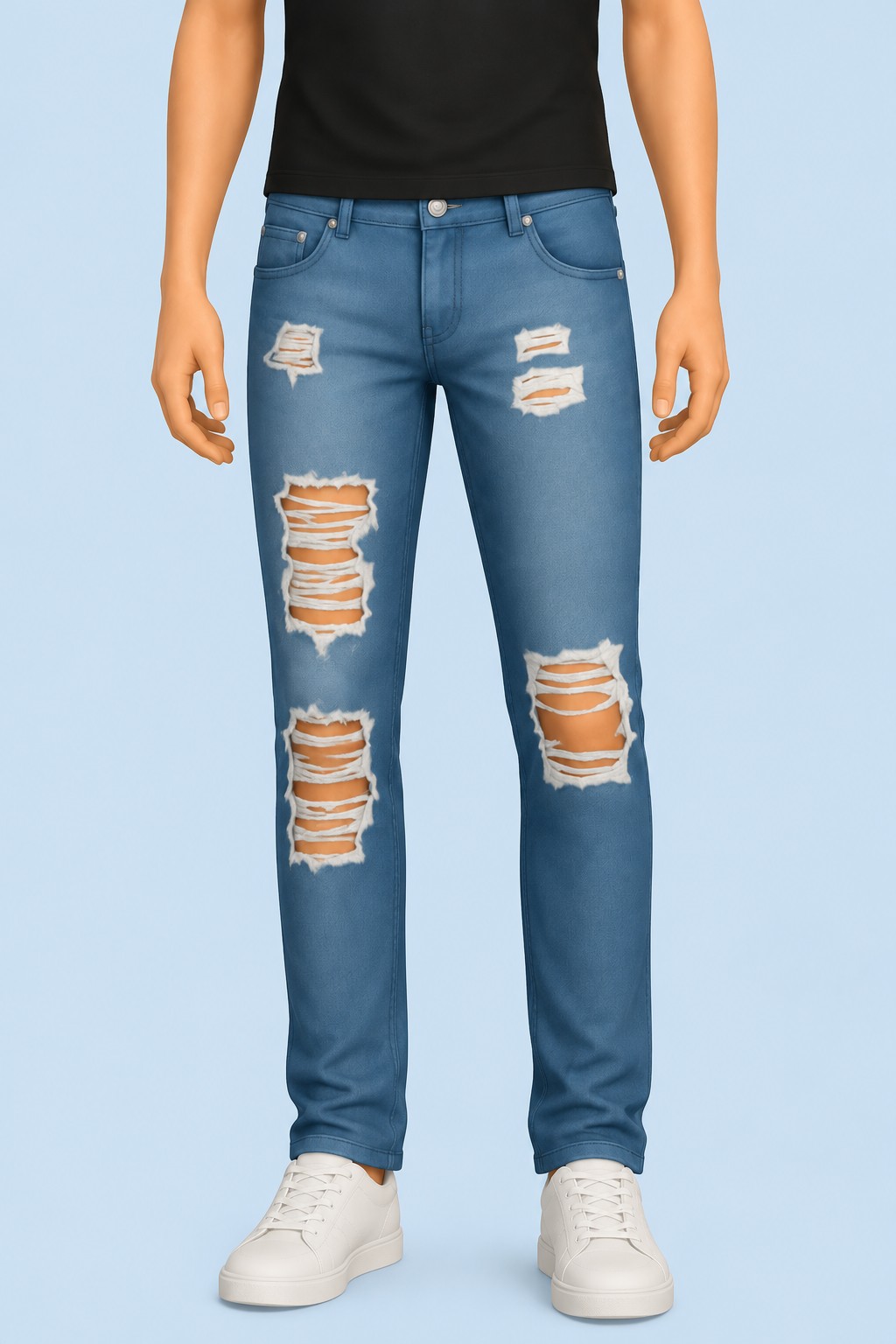 Scorpio Denim custom content (CC) for Sims 4 by nucrests
