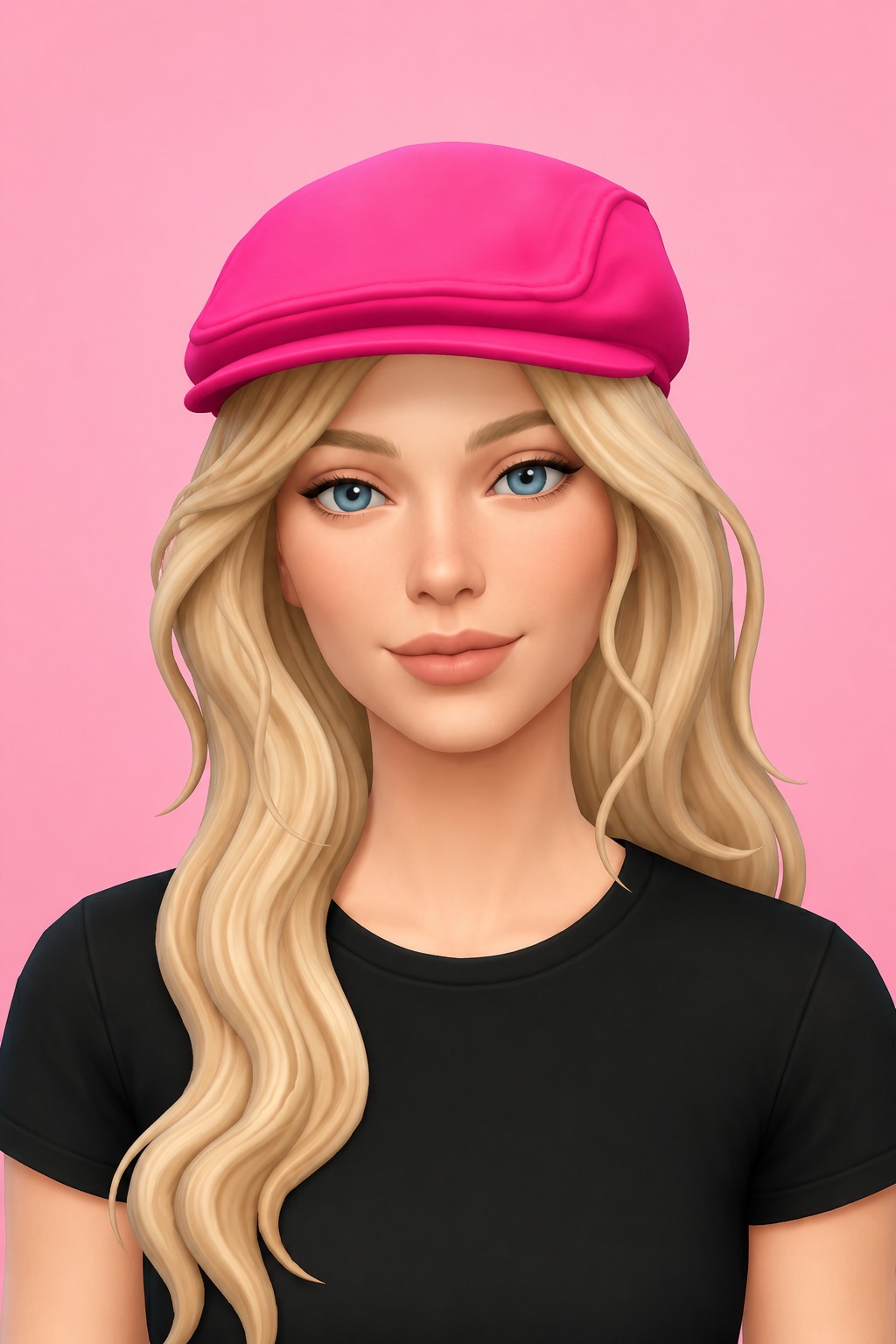 Chelsea Cap custom content (CC) for Sims 4 by greenllamas