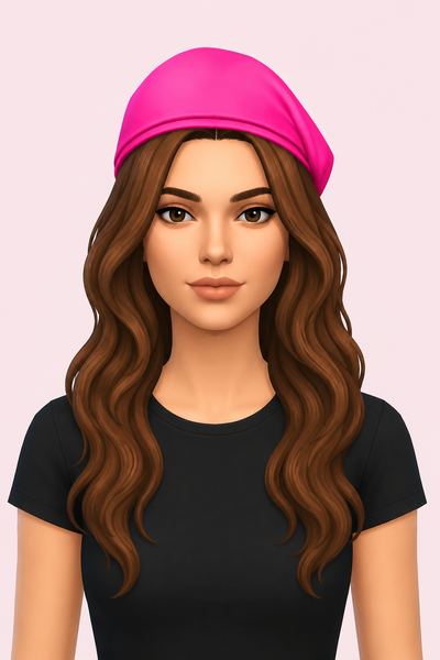 Raquelle Hair Accessory custom content (CC) for Sims 4 by greenllamas