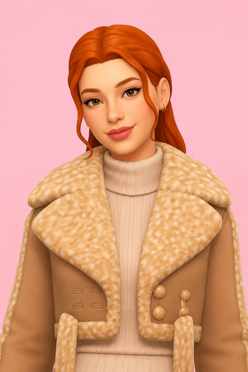 Blanche Jacket custom content (CC) for Sims 4 by serenitycc