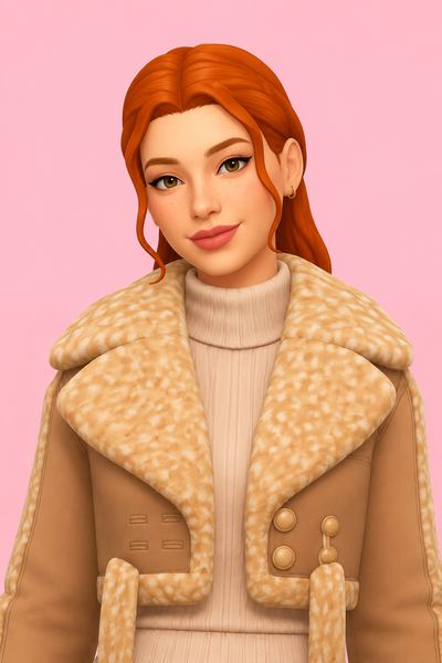 Blanche Jacket custom content (CC) for Sims 4 by serenitycc