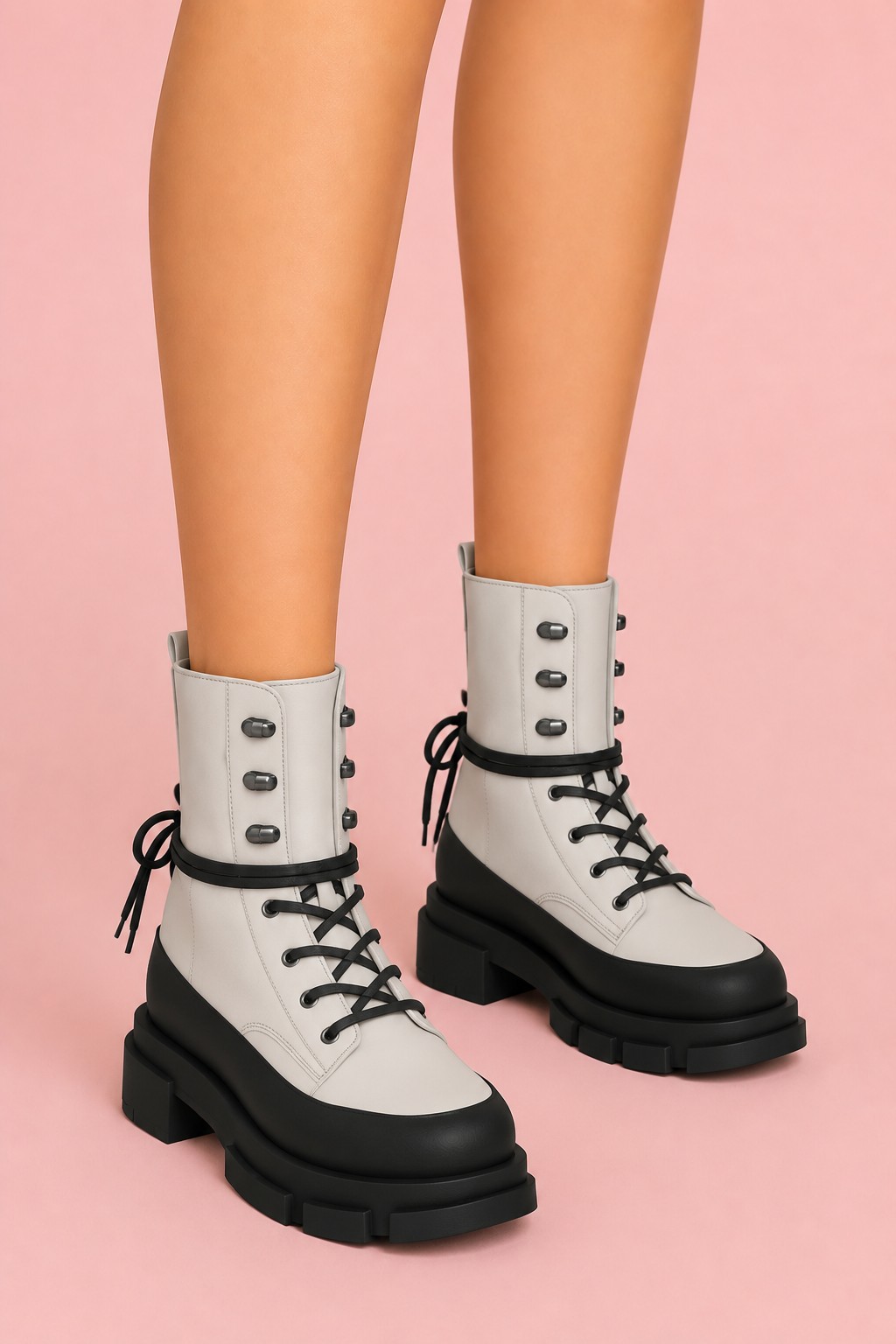 Platform Ankle Boots 02 custom content (CC) for Sims 4 by jiussims