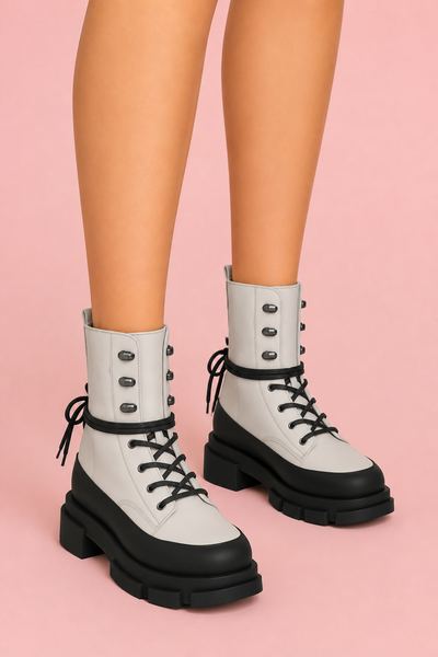 Platform Ankle Boots 02 custom content (CC) for Sims 4 by jiussims