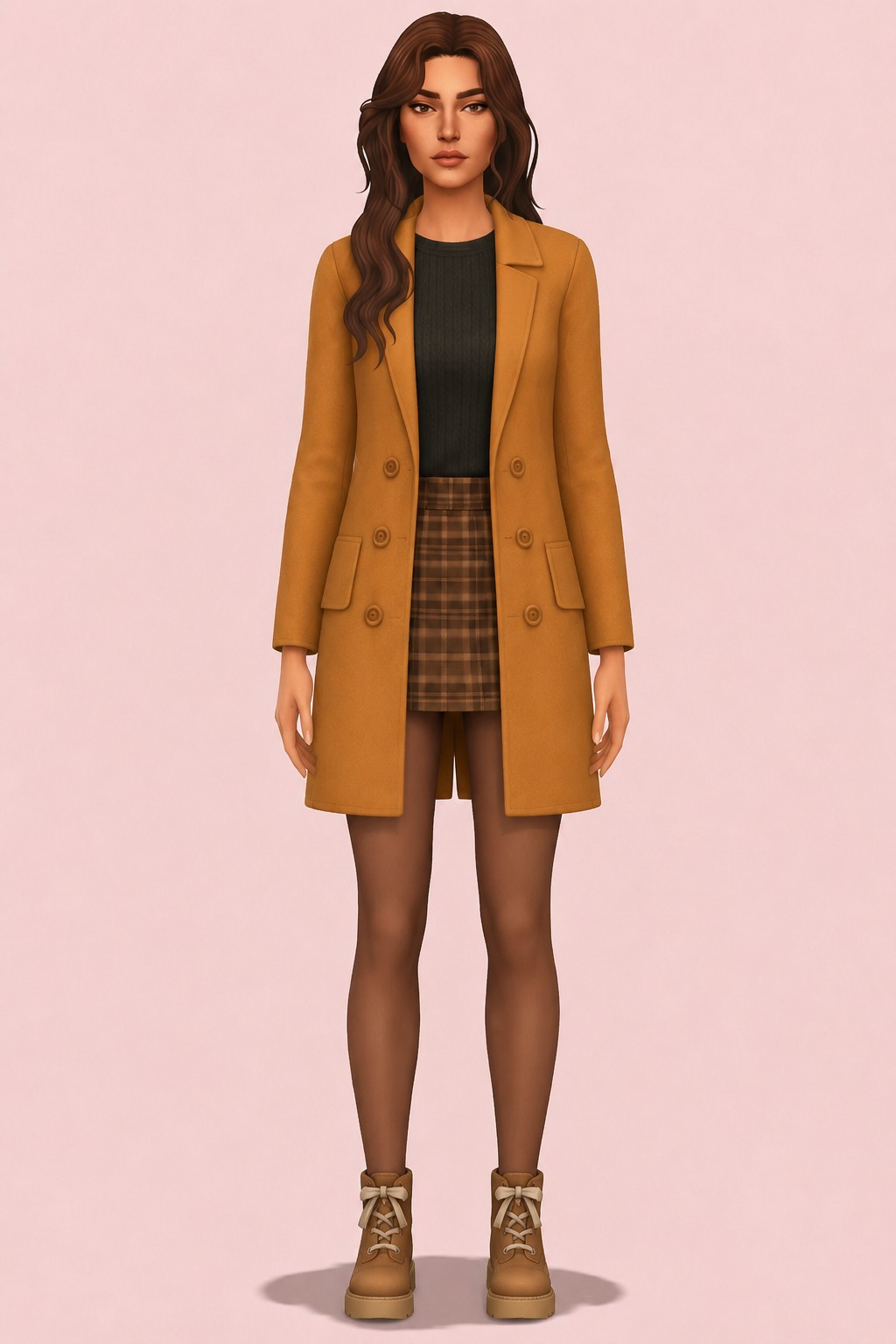 Manteau custom content (CC) for Sims 4 by LiyahSim