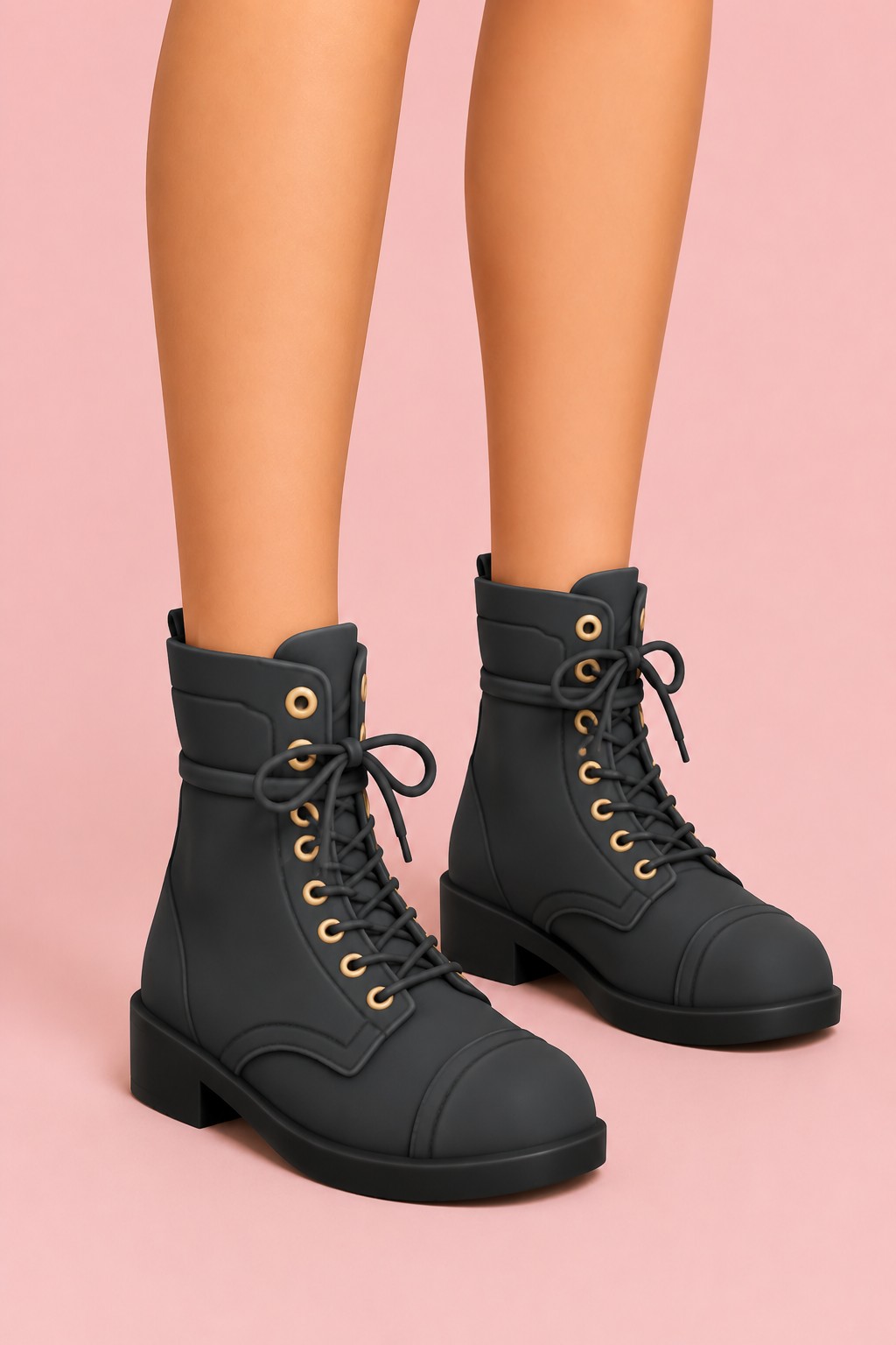Bottes à lacets custom content (CC) for Sims 4 by madlen