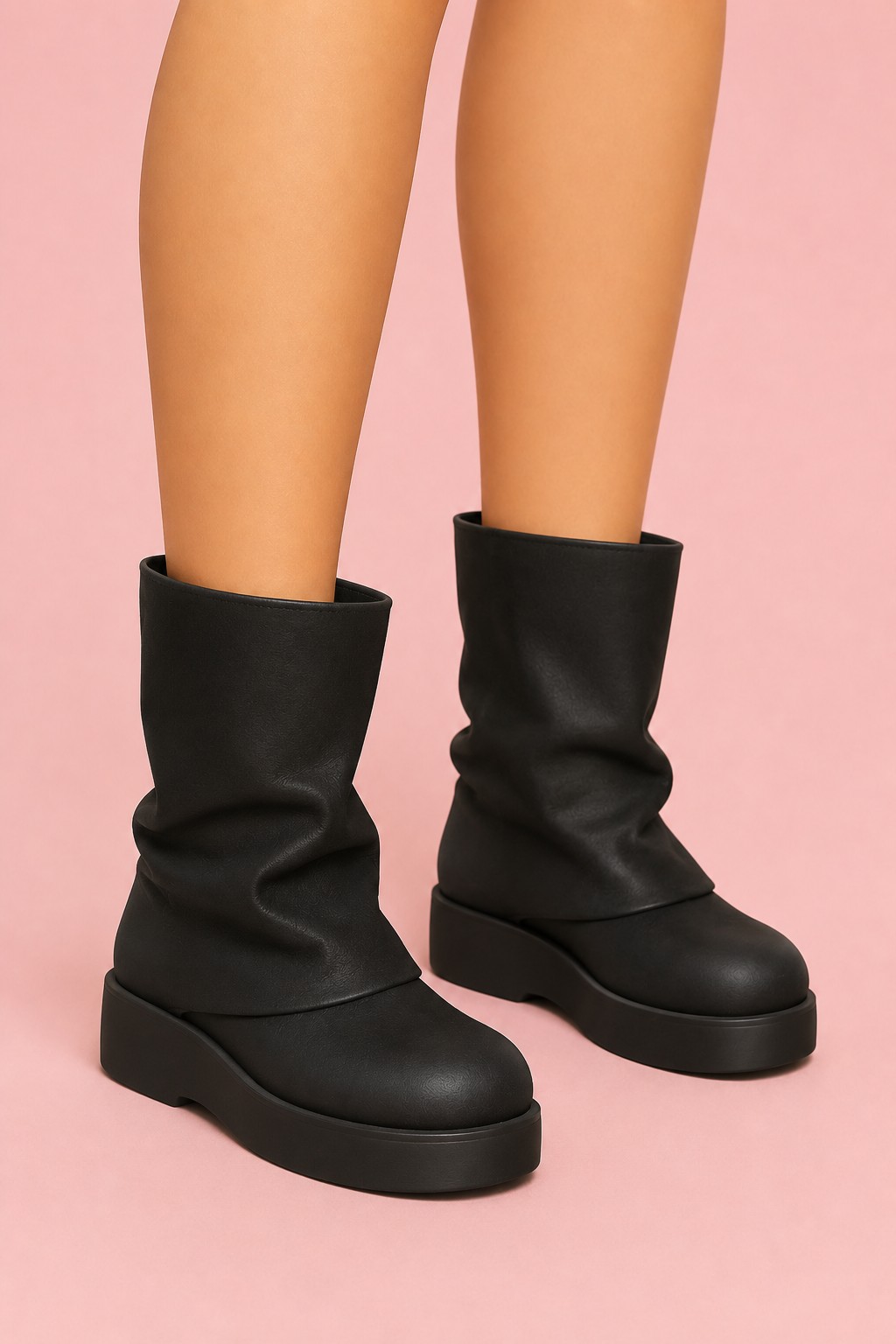 Leather Buckle Boots custom content (CC) for Sims 4 by mirosims2020