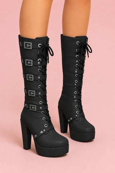 Night Muse - Viper Boots custom content (CC) for Sims 4 by madlen