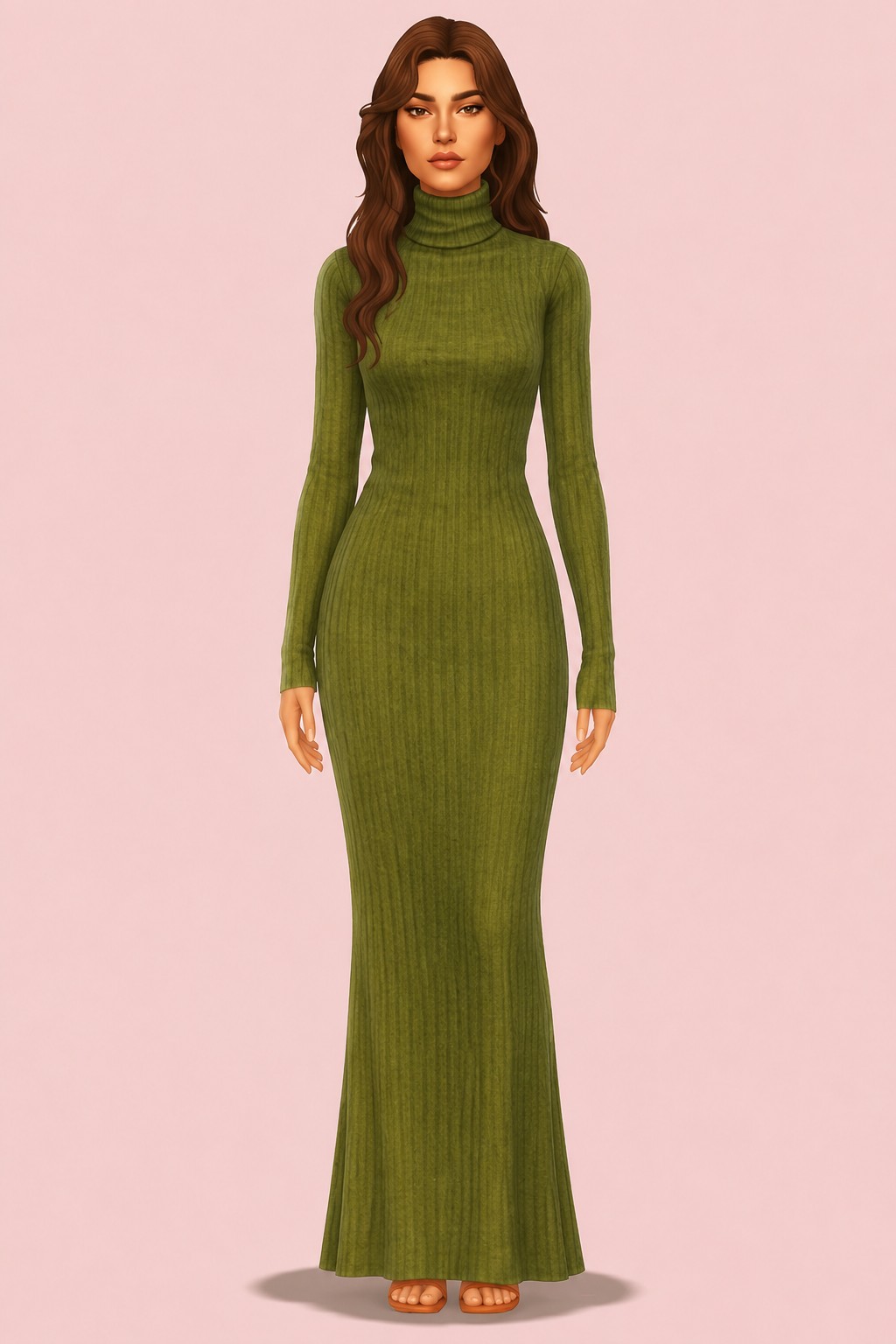 Annabelle Dress custom content (CC) for Sims 4 by sentate