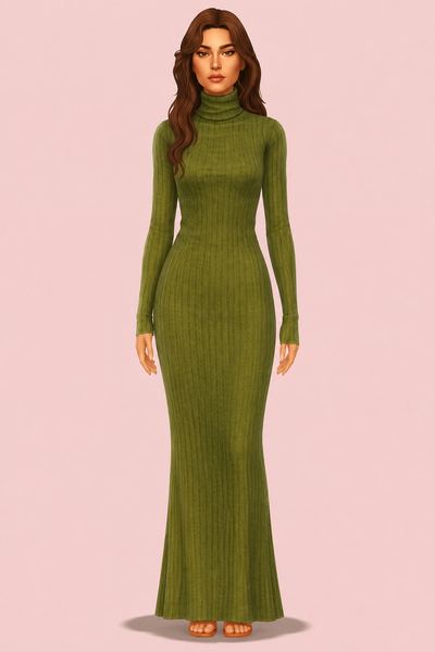 Annabelle Dress custom content (CC) for Sims 4 by sentate