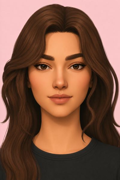 June nose preset custom content (CC) for Sims 4 by chewybutterfly_