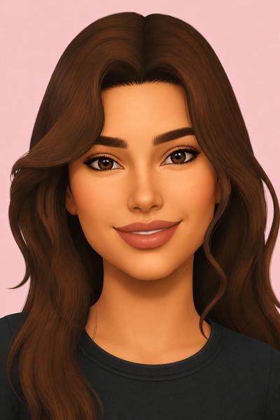 Naya lip preset custom content (CC) for Sims 4 by chewybutterfly_
