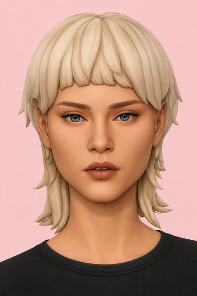 tinsel. custom content (CC) for Sims 4 by lamatisse