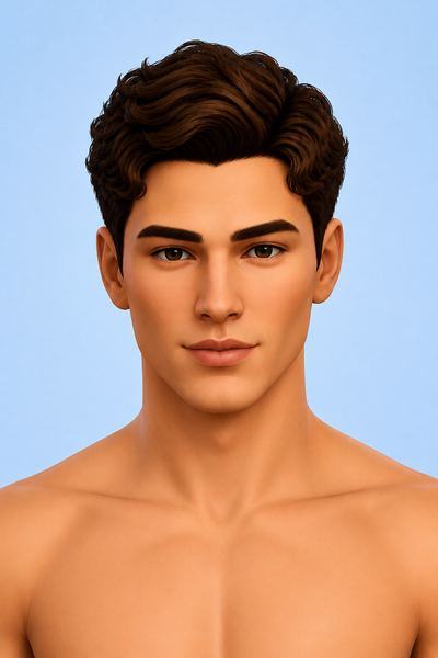 Cooper Skin Overlay custom content (CC) for Sims 4 by sims3melancholic