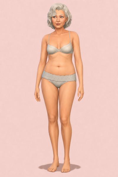 Elderly Skin Blend custom content (CC) for Sims 4 by poyopoyosim