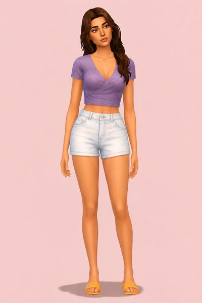 Oceane Skinblend custom content (CC) for Sims 4 by poyopoyosim