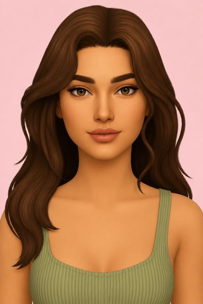 Michelle Skin N5 Overlay custom content (CC) for Sims 4 by poyopoyosim