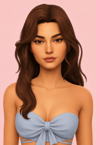 Skin Sunflower custom content (CC) for Sims 4 by pralinesims