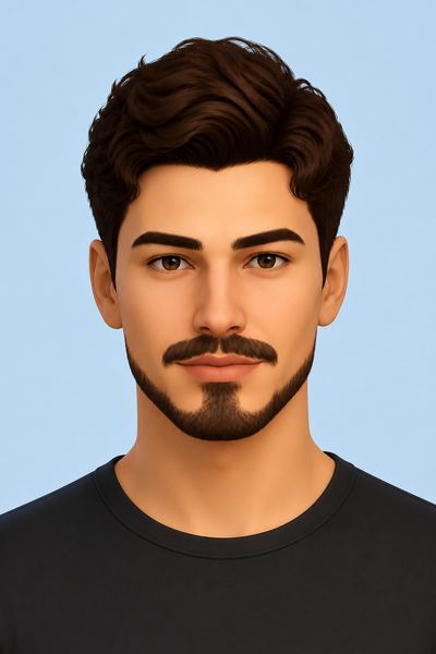 MALE FACIAL HAIR SET 04 S01 custom content (CC) for Sims 4 by wildpixel