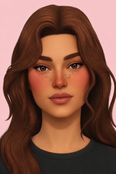 Maven freckles custom content (CC) for Sims 4 by chewybutterfly_