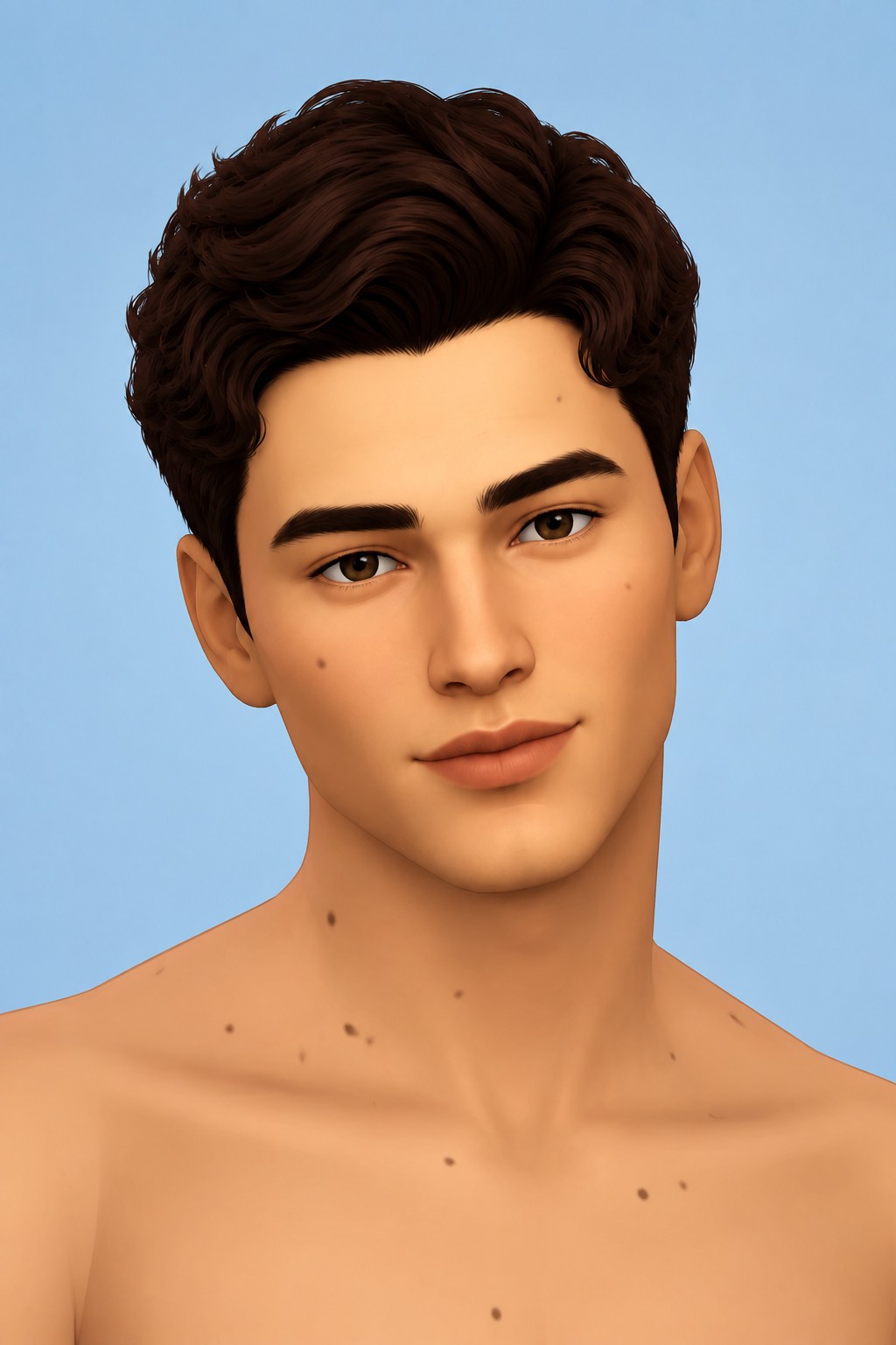 Moles N1 custom content (CC) for Sims 4 by helgatisha