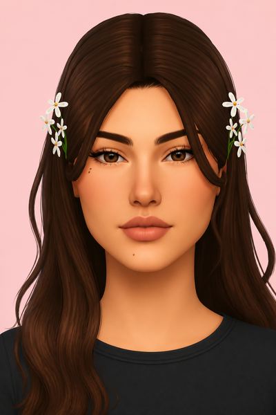 🌸 the secret garden - a cute little set of face moles 🌸 custom content (CC) for Sims 4 by ladysimmer94