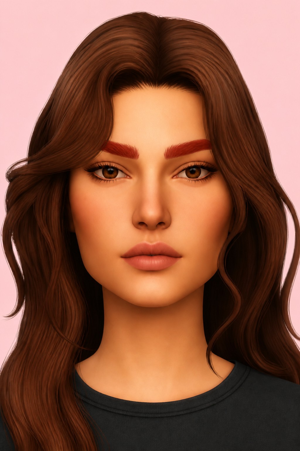Eyebrows MaxisMatch custom content (CC) for Sims 4 by AlisaSour