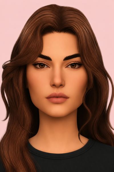 EYEBROWS N5 custom content (CC) for Sims 4 by northernsiberiawinds