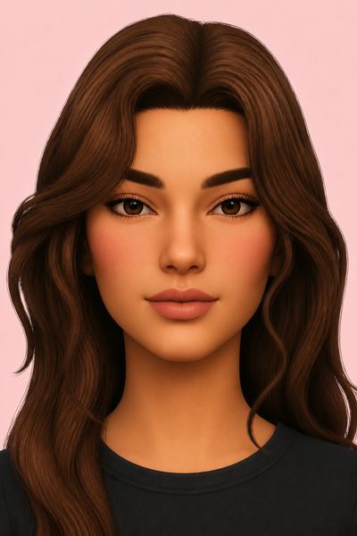 SOFT ROSE SKINBLEND A FACE MASK custom content (CC) for Sims 4 by northernsiberiawinds