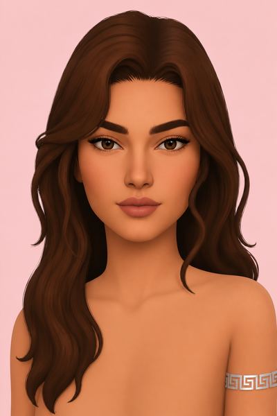 SOFT ROSE SKINBLEND B FULL BODY custom content (CC) for Sims 4 by northernsiberiawinds