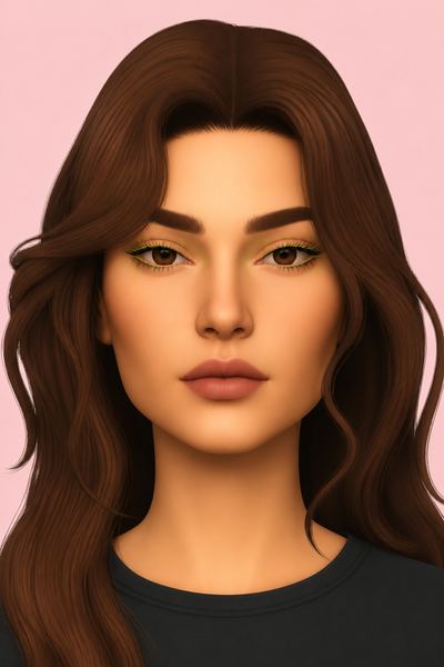 eyelashes # 7 custom content (CC) for Sims 4 by sims3melancholic