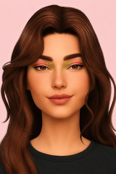 eyeshadow #2 custom content (CC) for Sims 4 by sims3melancholic