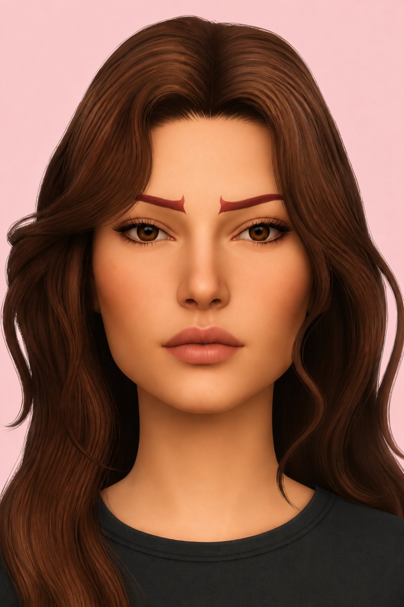 🟊 Hexed - a goth/alt eyebrow set 🟊