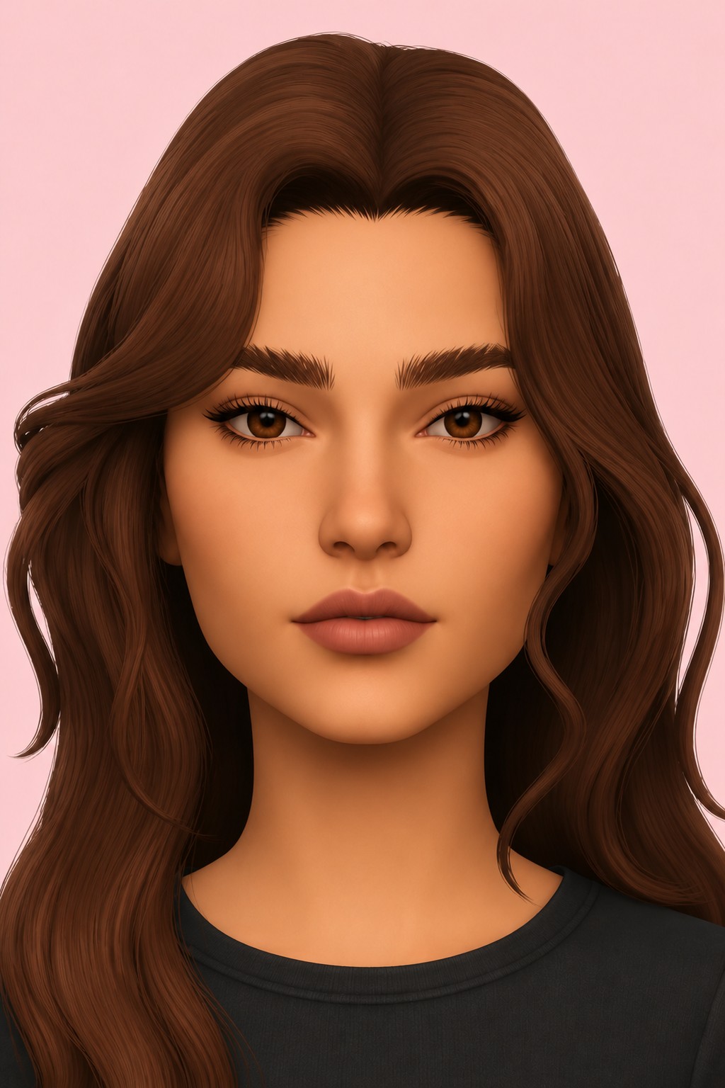 Soap brows set - luna custom content (CC) for Sims 4 by chewybutterfly_