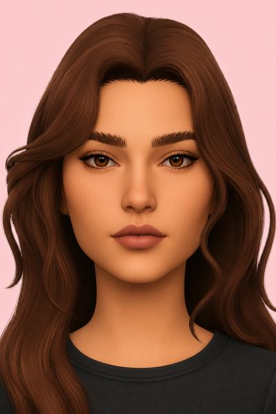 Soap brows set - luna custom content (CC) for Sims 4 by chewybutterfly_