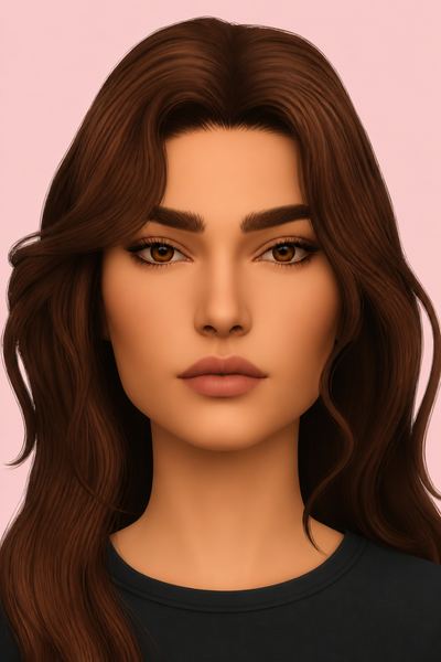 Dusk Eyebrows custom content (CC) for Sims 4 by TwistedCat