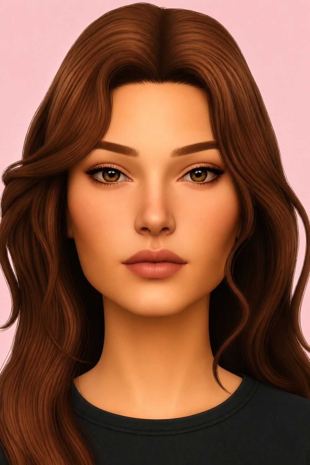 Silk Eyebrows custom content (CC) for Sims 4 by TwistedCat