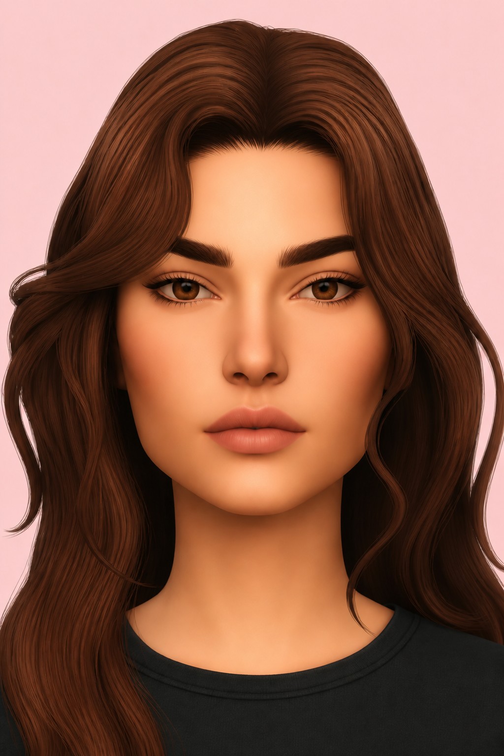 Brow Set - Daya custom content (CC) for Sims 4 by greenllamas