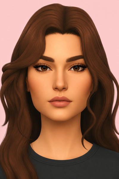 3D Eyelashes N5 MM custom content (CC) for Sims 4 by obscurus_sims