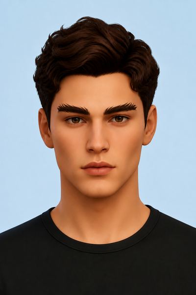Eyebrows N10 custom content (CC) for Sims 4 by AlisaSour