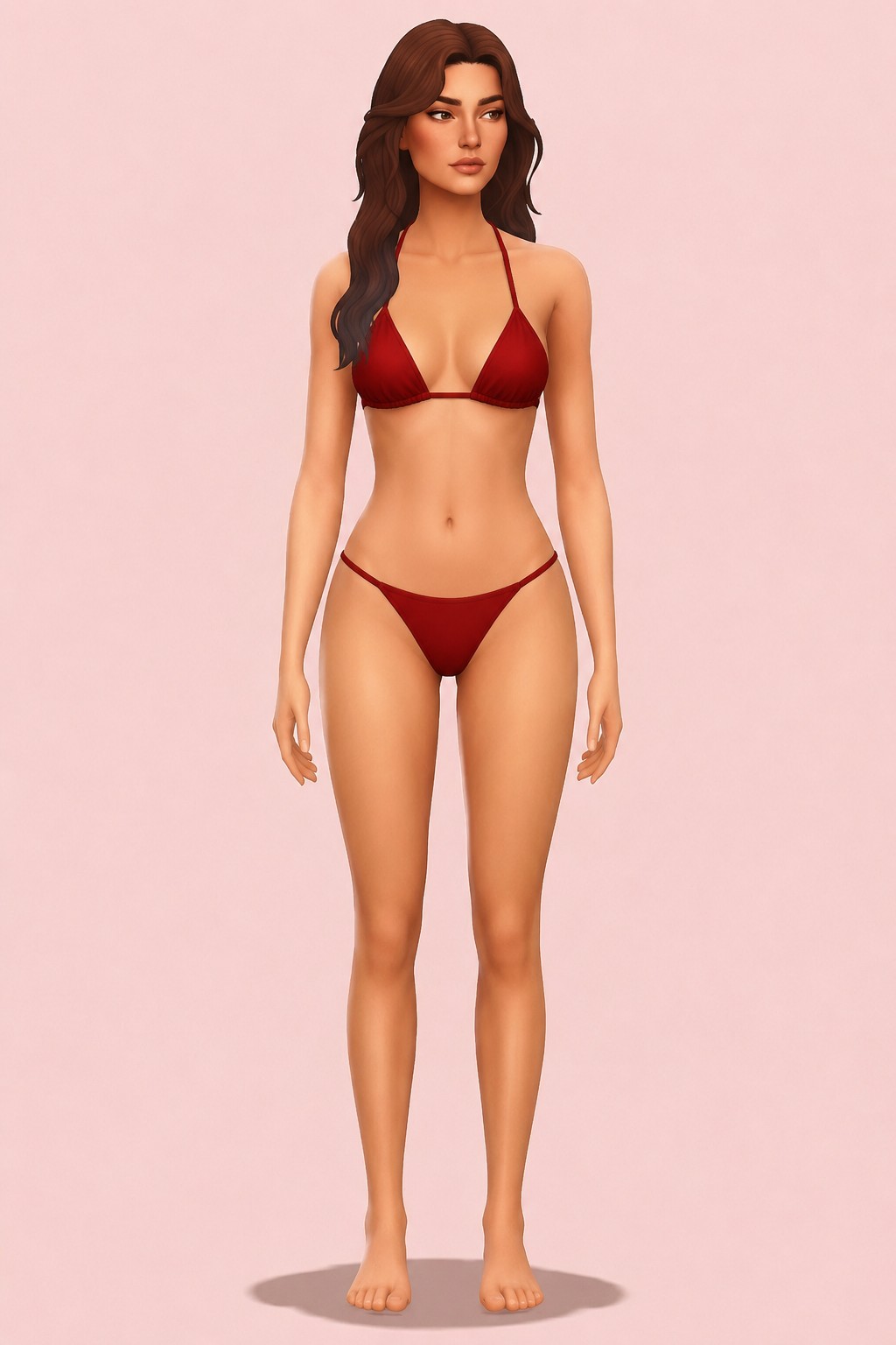 Summer Sins bikini custom content (CC) for Sims 4 by plazasims