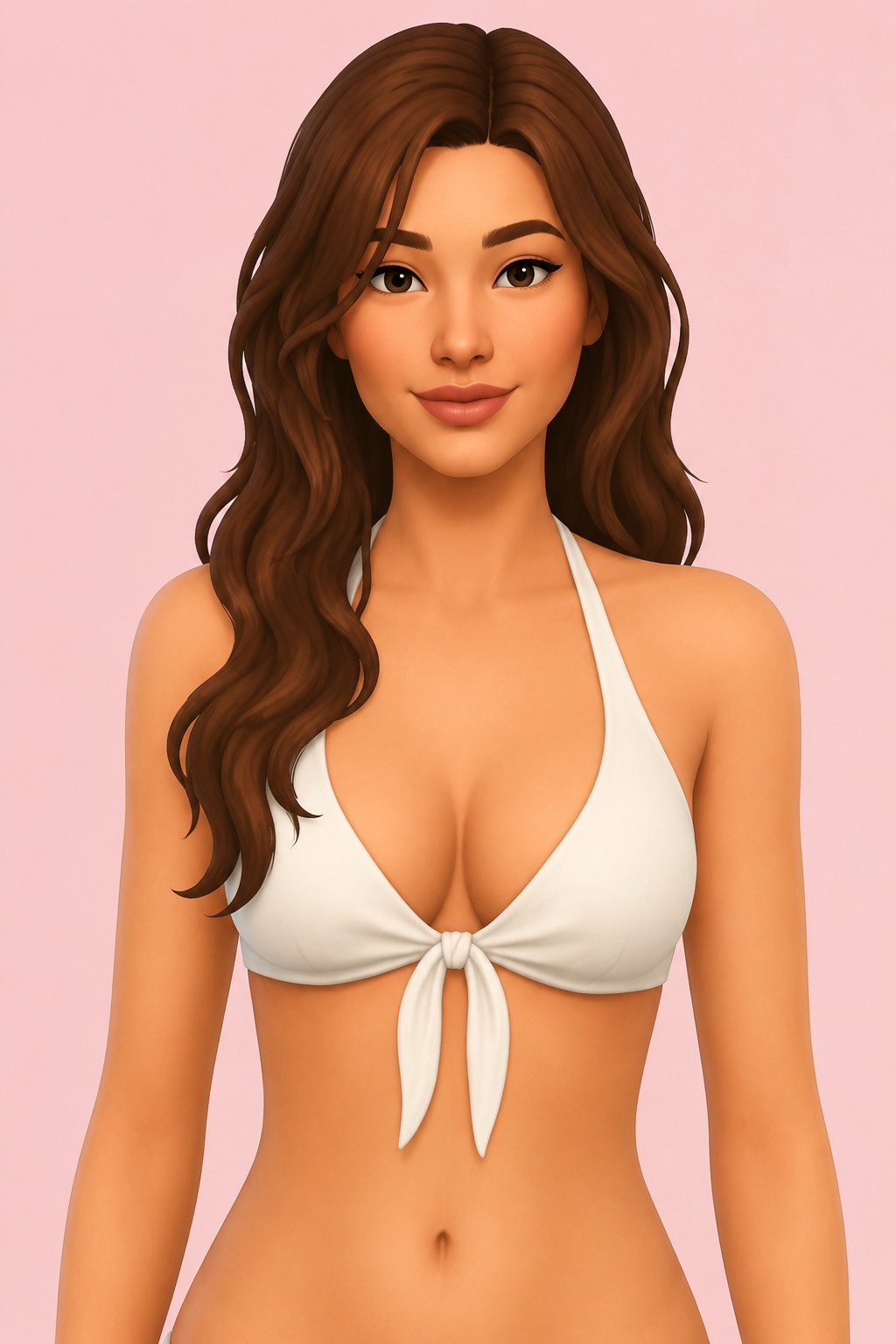 Lara Bikini Top custom content (CC) for Sims 4 by sentate