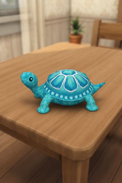 Tortoise statue custom content (CC) for Sims 4 by YannaSims4CC