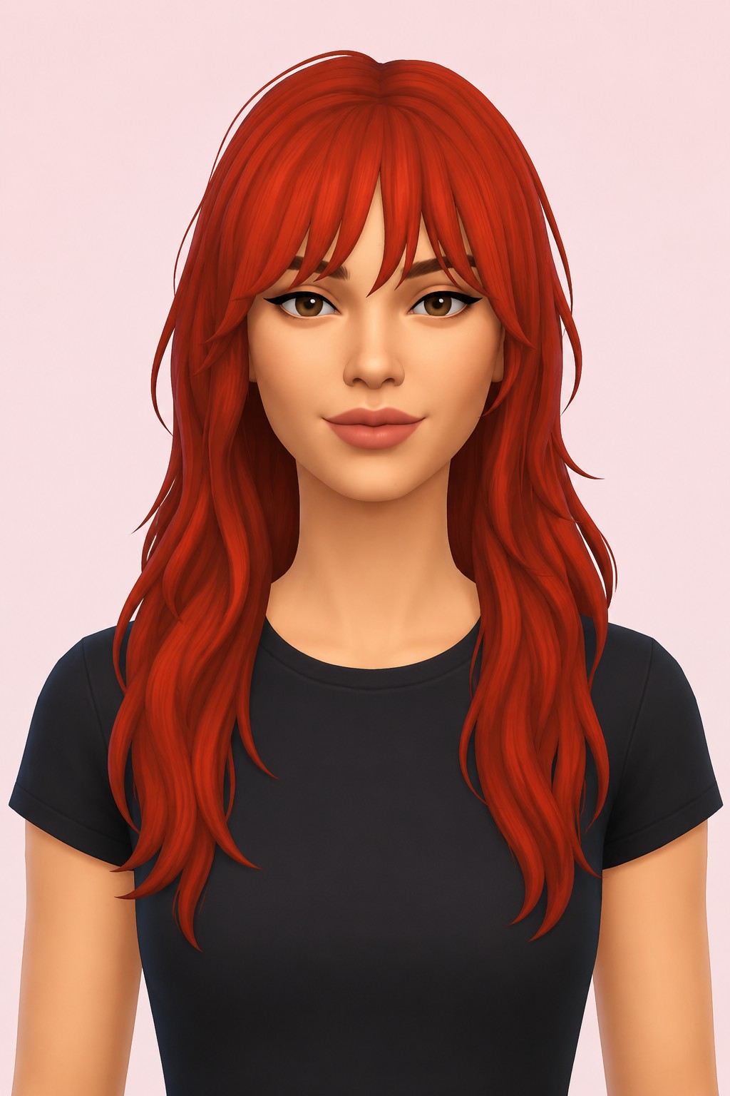 Connie Hair custom content (CC) for Sims 4 by sunivaa