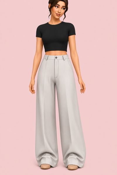 Bottom custom content (CC) for Sims 4 by mirosims2020